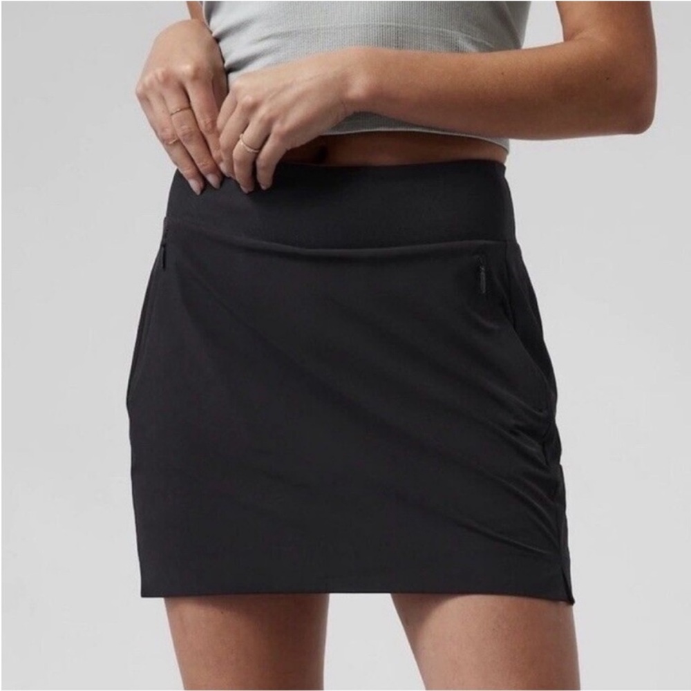 Athleta Black Pencil Skort